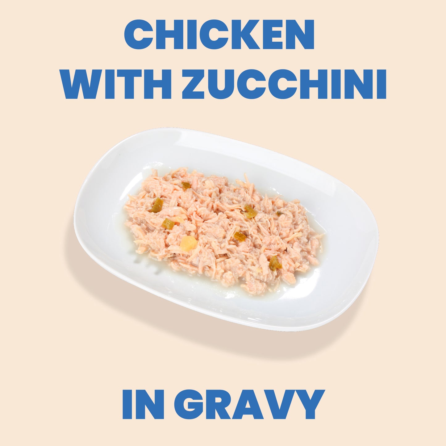 Almo Nature Complete HQS Chicken Recipe with Zucchini in gravy