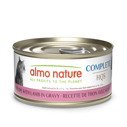 Almo Nature Complete HQS Tuna Recipe with Lamb in gravy