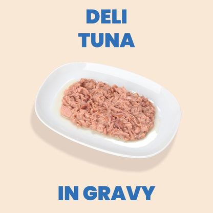Almo Nature Complete HQS Deli Tuna Recipe in gravy