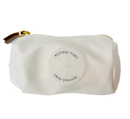 Bespoke Paws Dangle-free PAWSH POUCH Waste Bag Dispenser Ivory (Pack of 2)