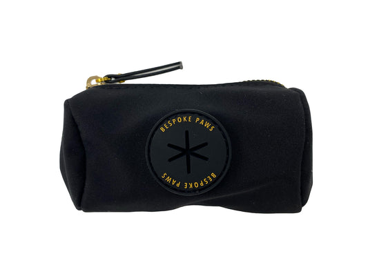 Bespoke Paws Dangle-free PAWSH POUCH Waste Bag Dispenser Black (Pack of 2)