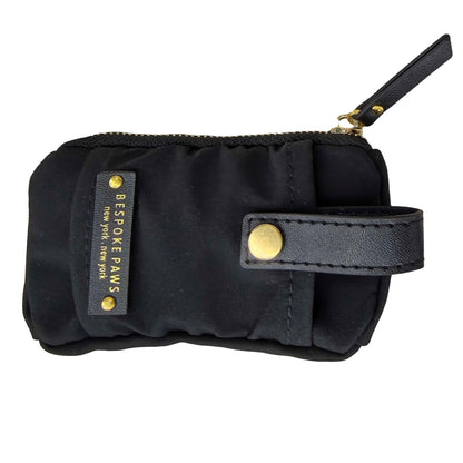 Bespoke Paws Dangle-free PAWSH POUCH Waste Bag Dispenser Black (Pack of 2)