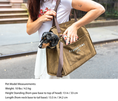 Bespoke Paws THE DAILY Pet Carrier Army (Pack of 2)