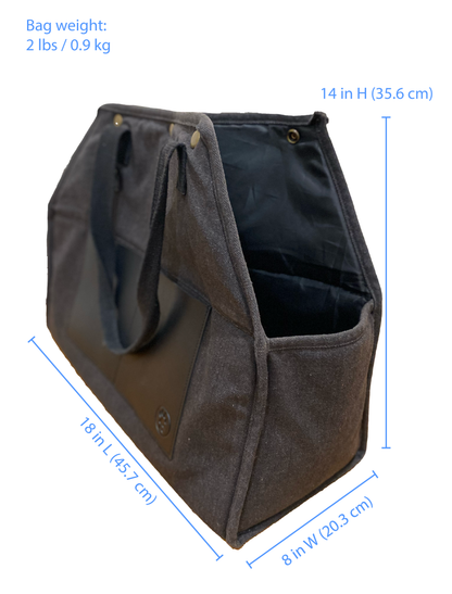 Bespoke Paws THE DAILY Pet Carrier Black (Pack of 2)