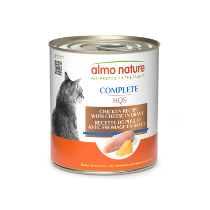 Almo Nature Complete HQS Chicken Recipe with Cheese in gravy