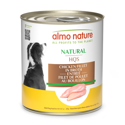 Almo Nature Natural HQS Chicken Fillet Entree in broth