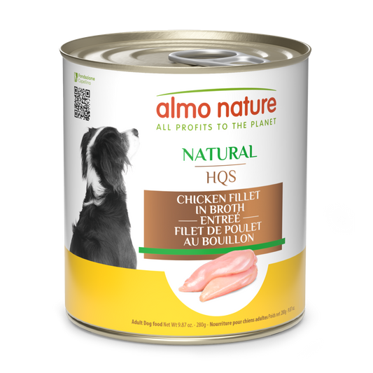 Almo Nature Natural HQS Chicken Fillet Entree in broth