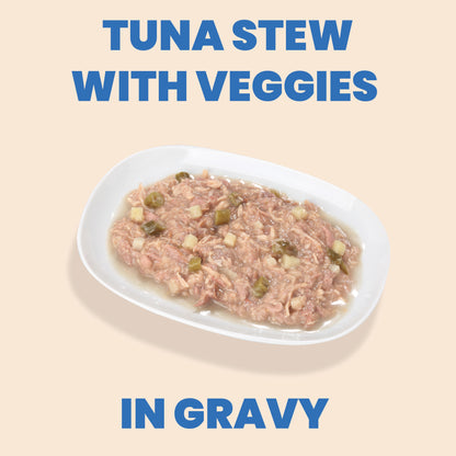 Almo Nature Complete HQS Tuna Recipe with Pumpkin in gravy