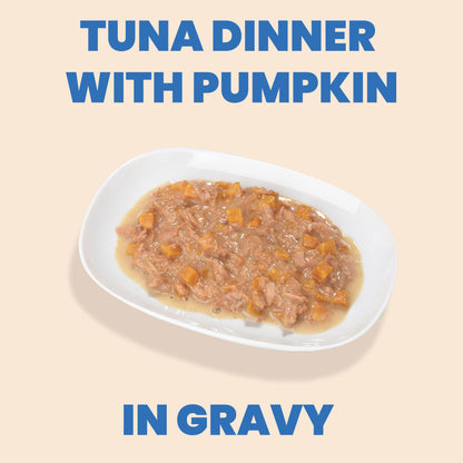 Almo Nature Complete HQS Tuna Stew with Pumpkin in gravy