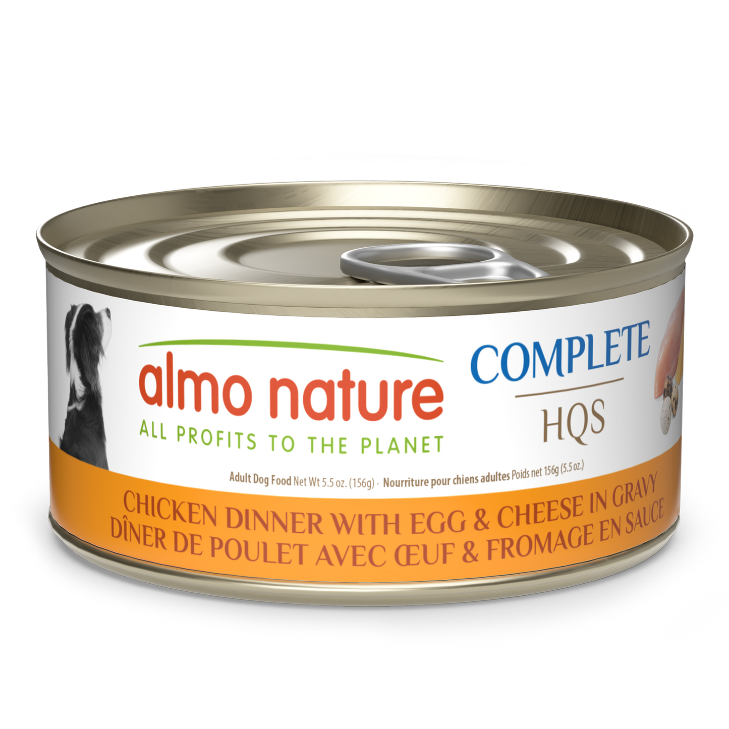 Almo Nature Complete HQS Chicken Dinner with Egg and Cheese