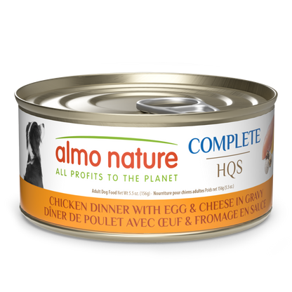 Almo Nature Complete HQS Chicken Dinner with Egg and Cheese