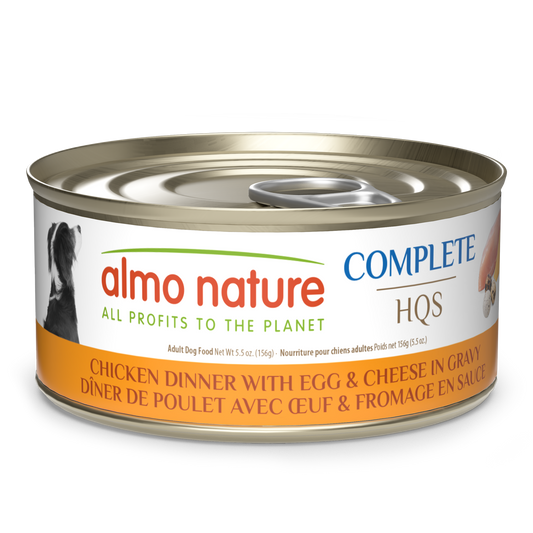 Almo Nature Complete HQS Chicken Dinner with Egg and Cheese