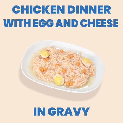 Almo Nature Complete HQS Chicken Dinner with Egg and Cheese