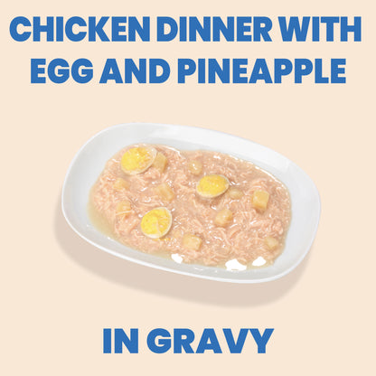Almo Nature Complete HQS Chicken Dinner with Egg and Pineapple