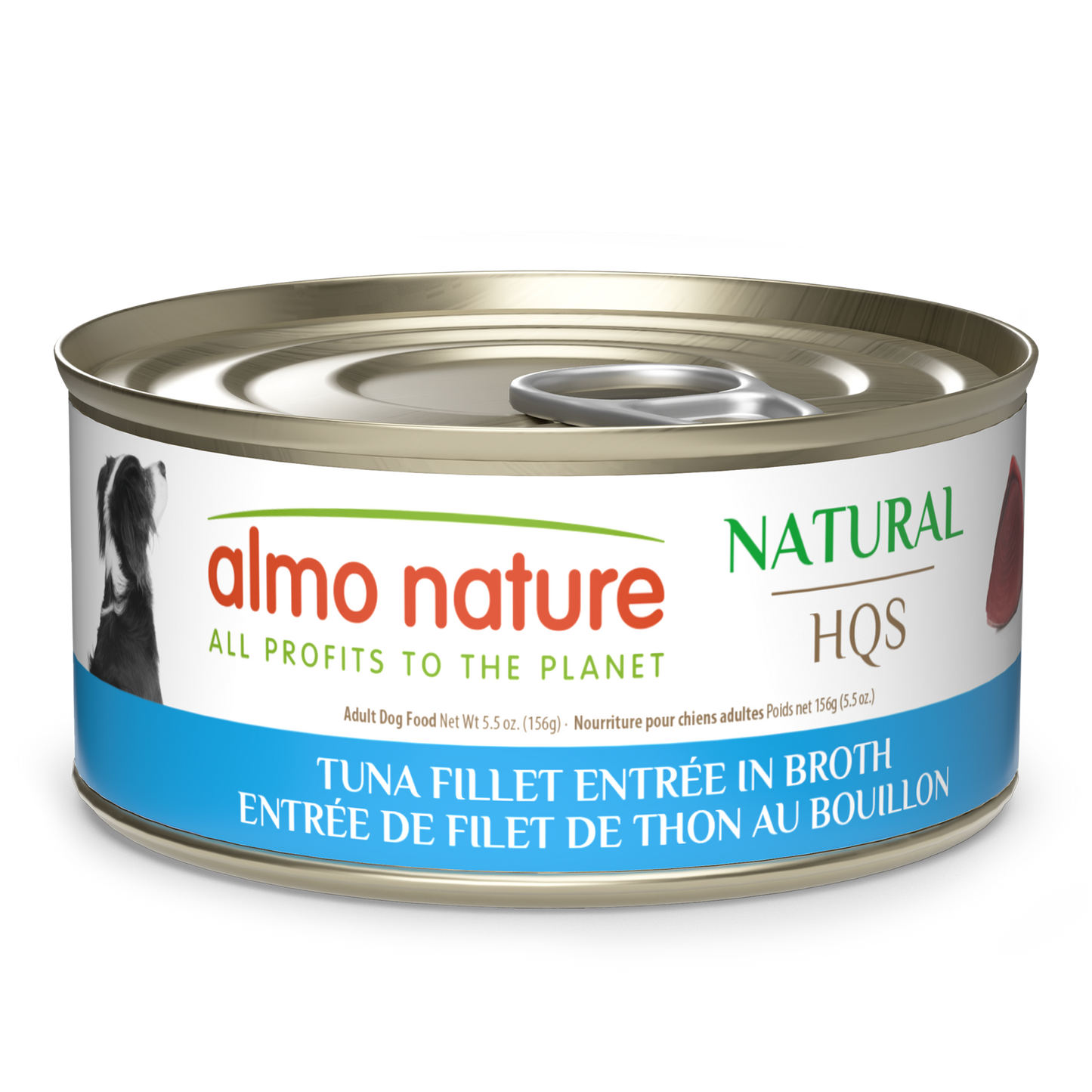 Almo Nature Natural HQS Tuna Fillet Entree in broth