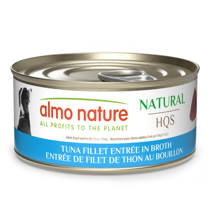 Almo Nature Natural HQS Tuna Fillet Entree in broth