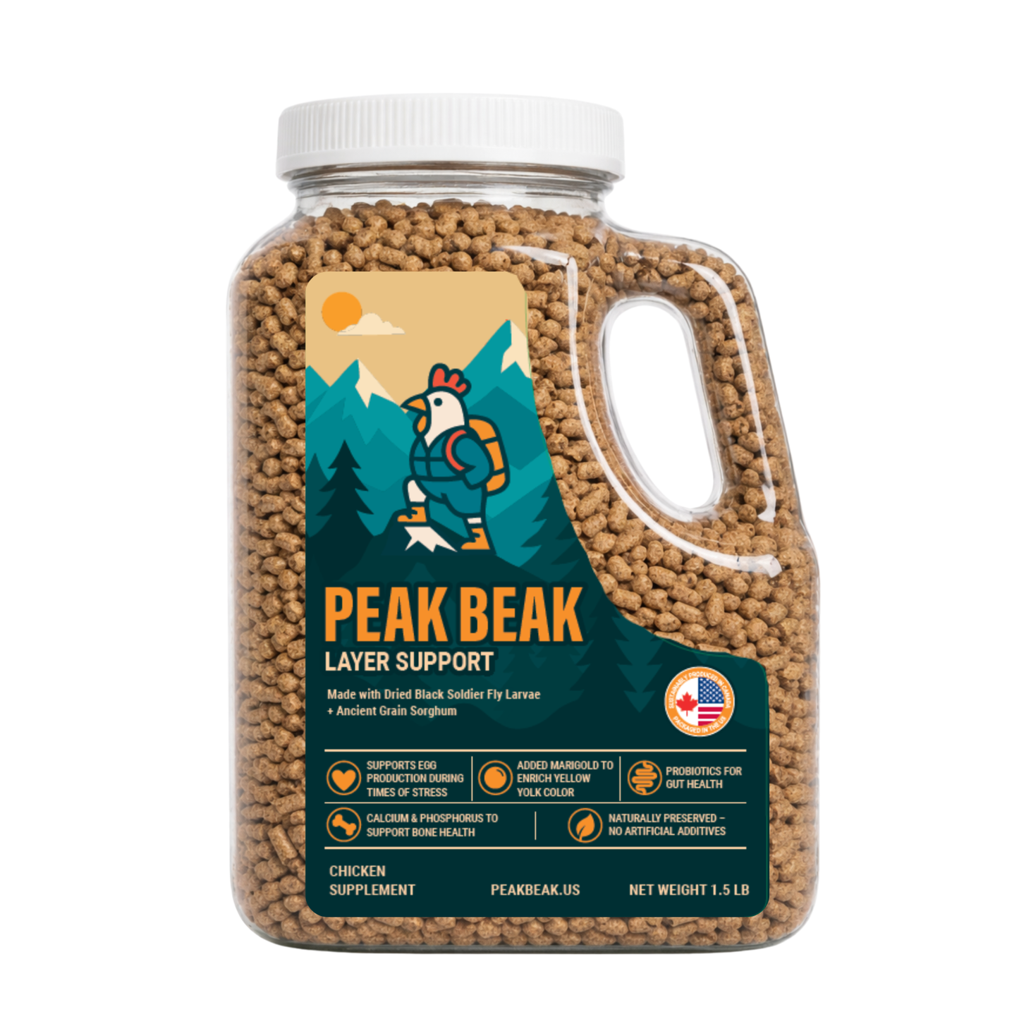 Oberland Agriscience Inc. Peak Beak Layer Support