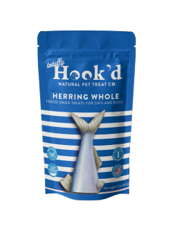 Totally Hook'd Herring Freeze-Dried Dog & Cat Treats, 2-oz bag
