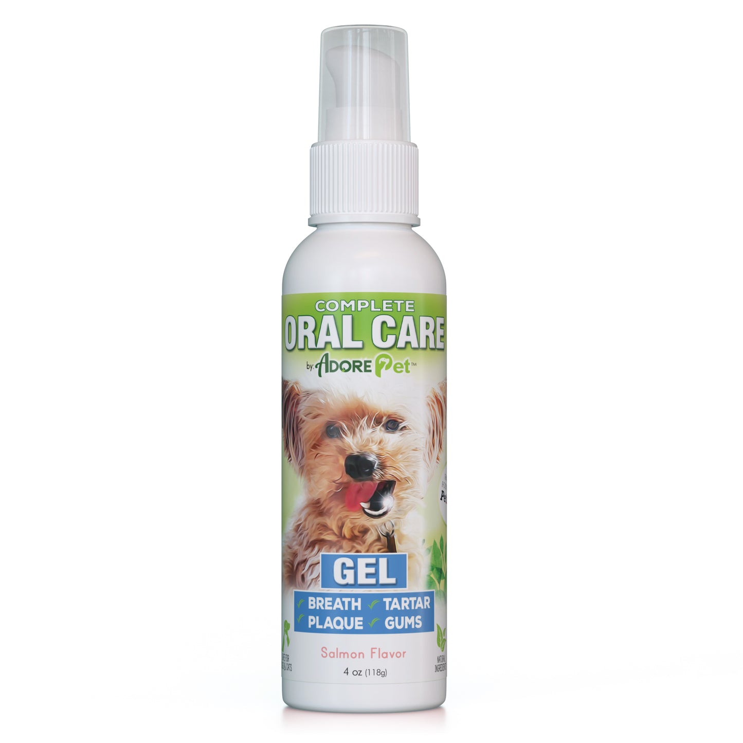 Adore Pet Complete Oral Care Salmon Gel for Plaque, Tartar, Breath and Gums