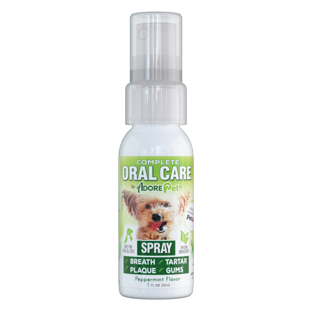 Adore Pet Complete Oral Care Spray for Plaque, Tartar, Breath and Gums