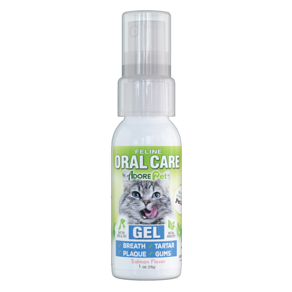 Adore Pet Complete Oral Care Feline Gel for Plaque, Tartar, Breath and Gums