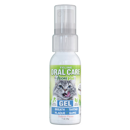 Adore Pet Complete Oral Care Feline Gel for Plaque, Tartar, Breath and Gums