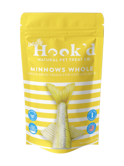 Totally Hook'd Minnow Freeze-Dried Dog & Cat Treats, 1-oz bag
