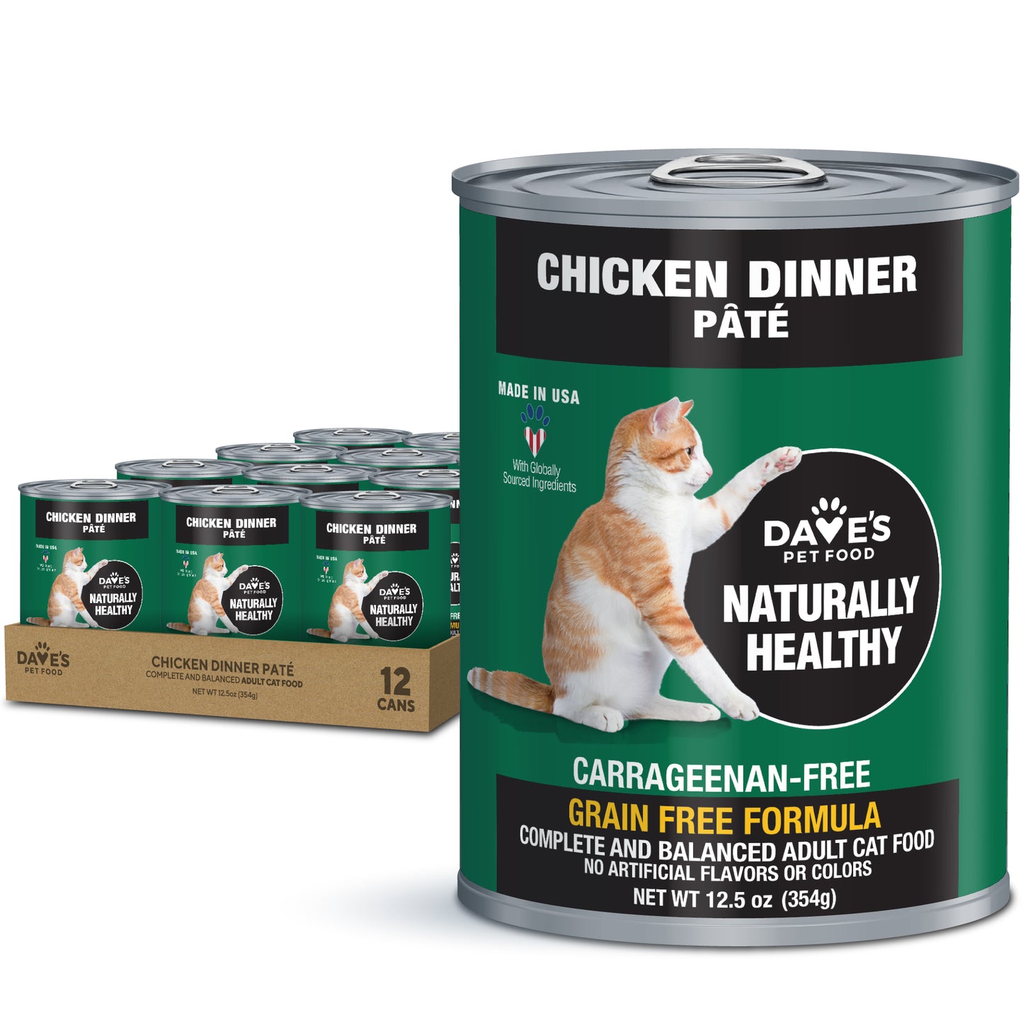 Dave's Naturally Healthy, Chicken Dinner Paté (12-12.5oz or 12-22oz)