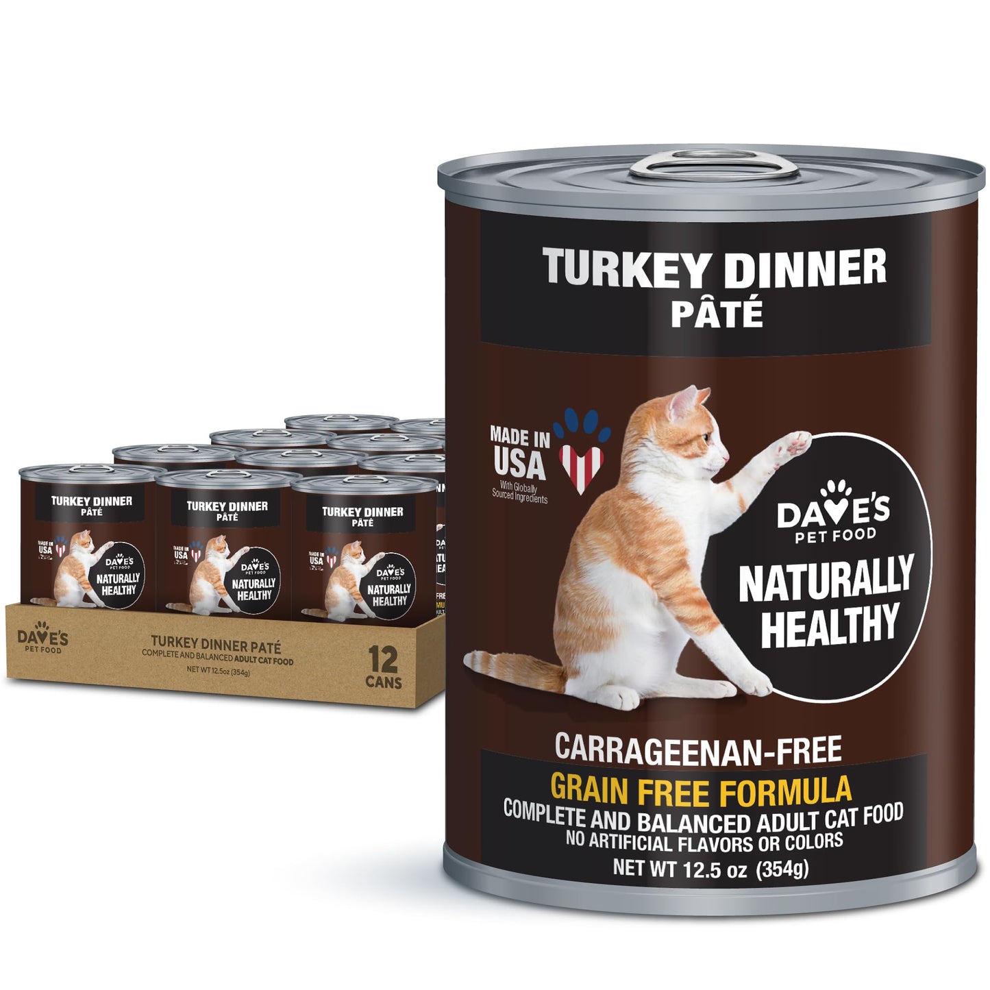 Dave's Naturally Healthy, Turkey Dinner Paté (12-12.5oz)