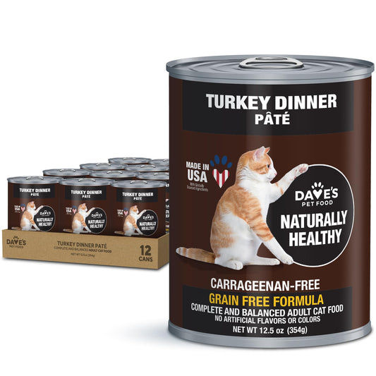 Dave's Naturally Healthy, Turkey Dinner Paté (12-12.5oz)