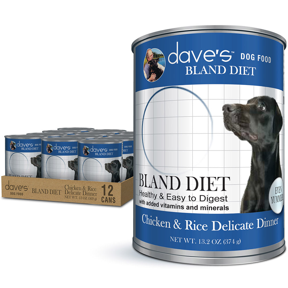 Dave's Restricted Bland Diet, Chicken & Rice (24-5.5oz / 12-13.2oz / 12-22oz)