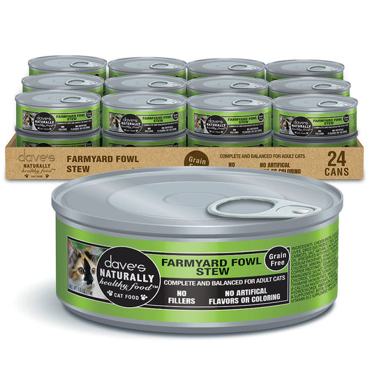 Dave's Naturally Healthy Farmyard Fowl (24-5.5oz)