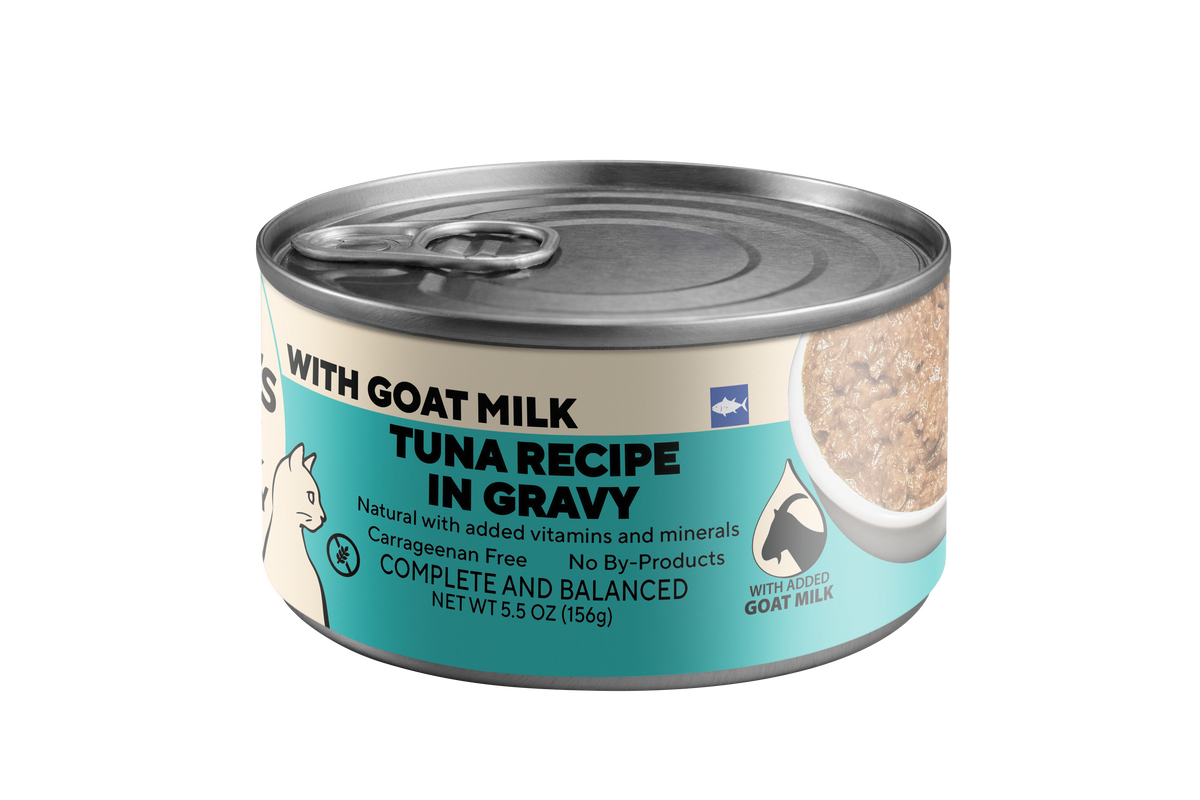 Dave's Naturally Healthy Tuna Recipe in Gravy with Goat's Milk