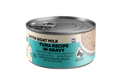 Dave's Naturally Healthy Tuna Recipe in Gravy with Goat's Milk