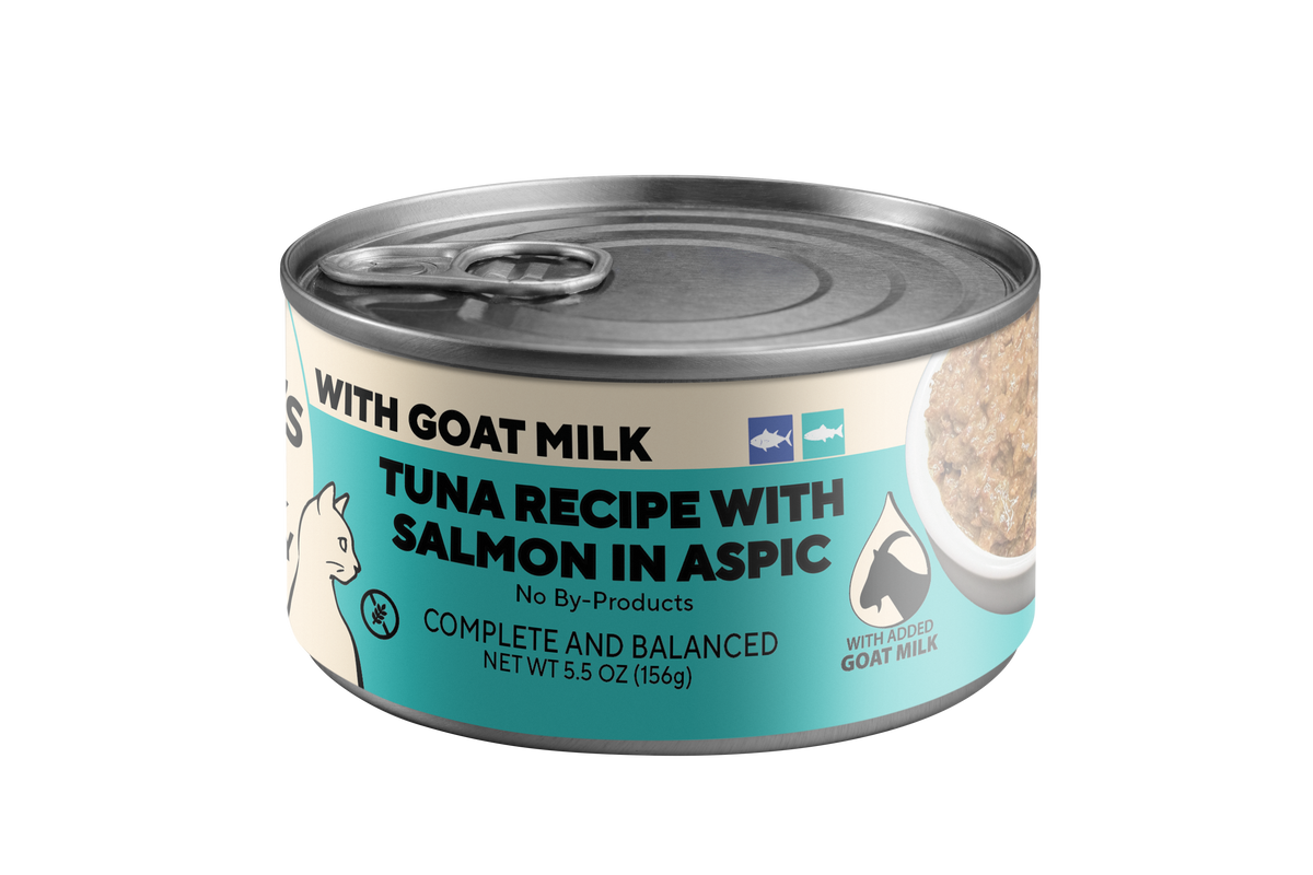 Dave's Naturally Healthy Tuna Recipe with Salmon in Aspic with Goat's Milk
