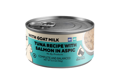 Dave's Naturally Healthy Tuna Recipe with Salmon in Aspic with Goat's Milk