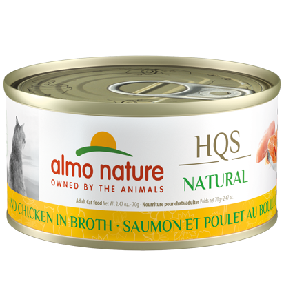 Almo Nature Salmon and Chicken in broth