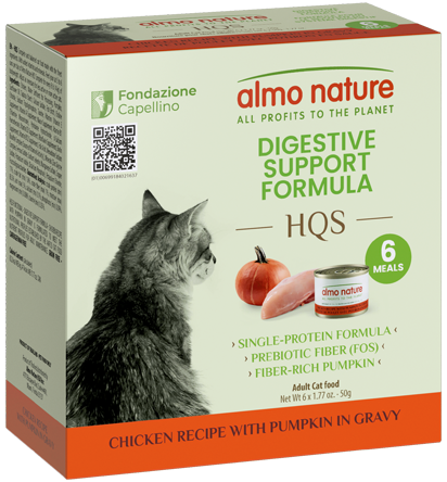 Almo Nature Digestive Support Formula - Chicken recipe with Pumpkin in gravy