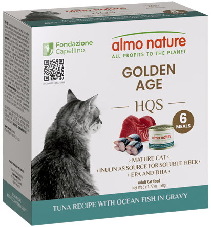 Almo Nature Golden Age - Tuna Recipe with Ocean Fish in Gravy