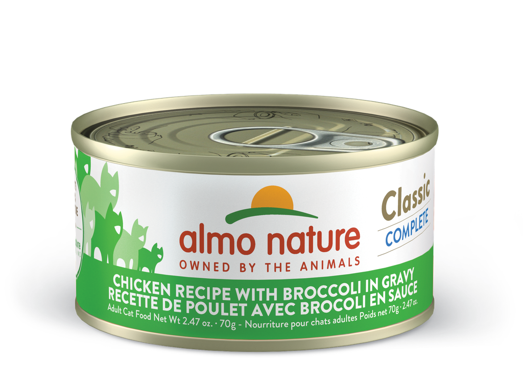 Almo Nature Chicken Recipe with Broccoli in gravy