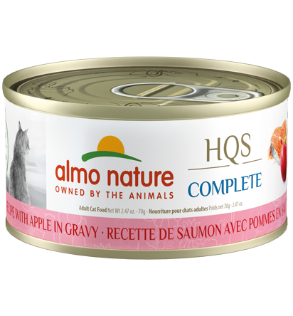 Almo Nature Salmon Recipe with Apple in gravy