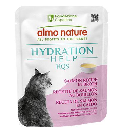 Almo Nature Hydration Salmon Recipe in Broth