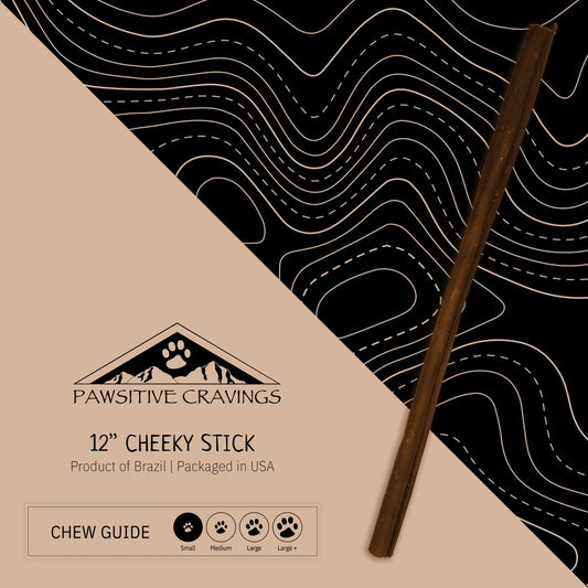 Pawsitive Cravings 100 CT 12 inch Cheeky Stick-No Label (100ct / $1.98ea)