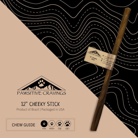 Pawsitive Cravings 12 inch Cheeky Stick (Pack of 25 / $2.13ea)