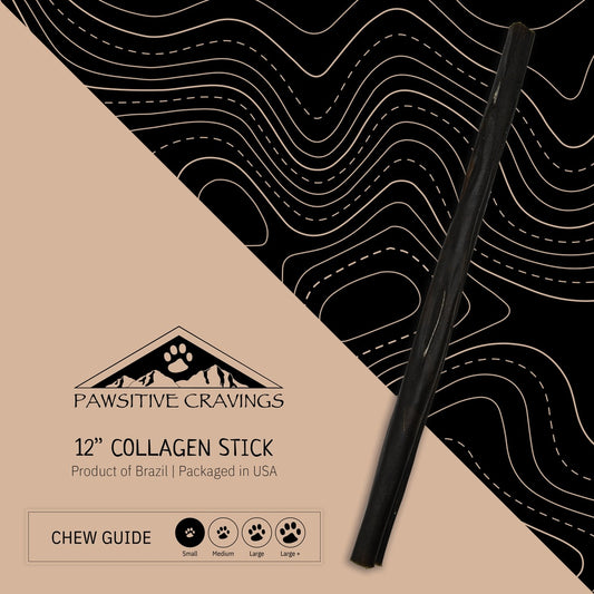 Pawsitive Cravings 12 inch Thick Collagen Stick (Pack of 20 / $2.62ea)