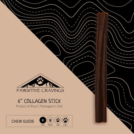 Pawsitive Cravings 100 CT 6 inch Collagen-No Label (100ct / $1.30ea)