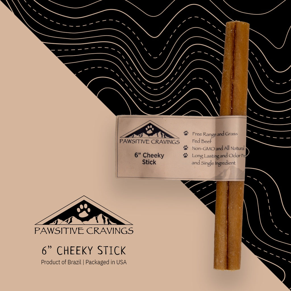 Pawsitive Cravings 6 inch Cheeky Stick (Pack of 50 / $1.15ea)