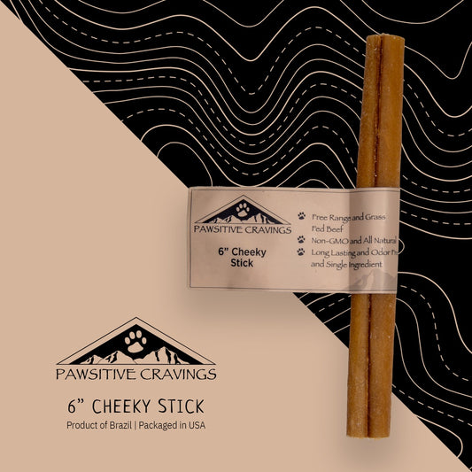 Pawsitive Cravings 6 inch Cheeky Stick (Pack of 50 / $1.15ea)