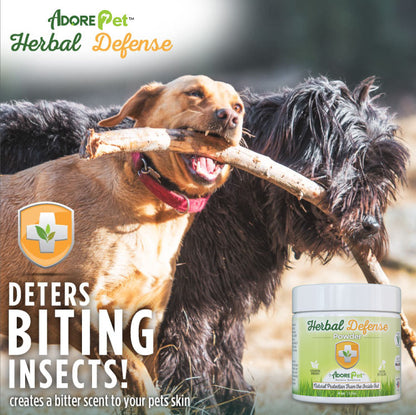 Adore Pet Herbal Defense Powder Natural Flea & Tick Oral Supplement for Dogs & Cats