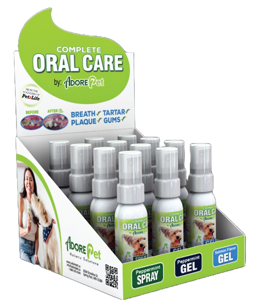 Adore Pet 1 oz. Oral Care Counter Display (12 pcs)